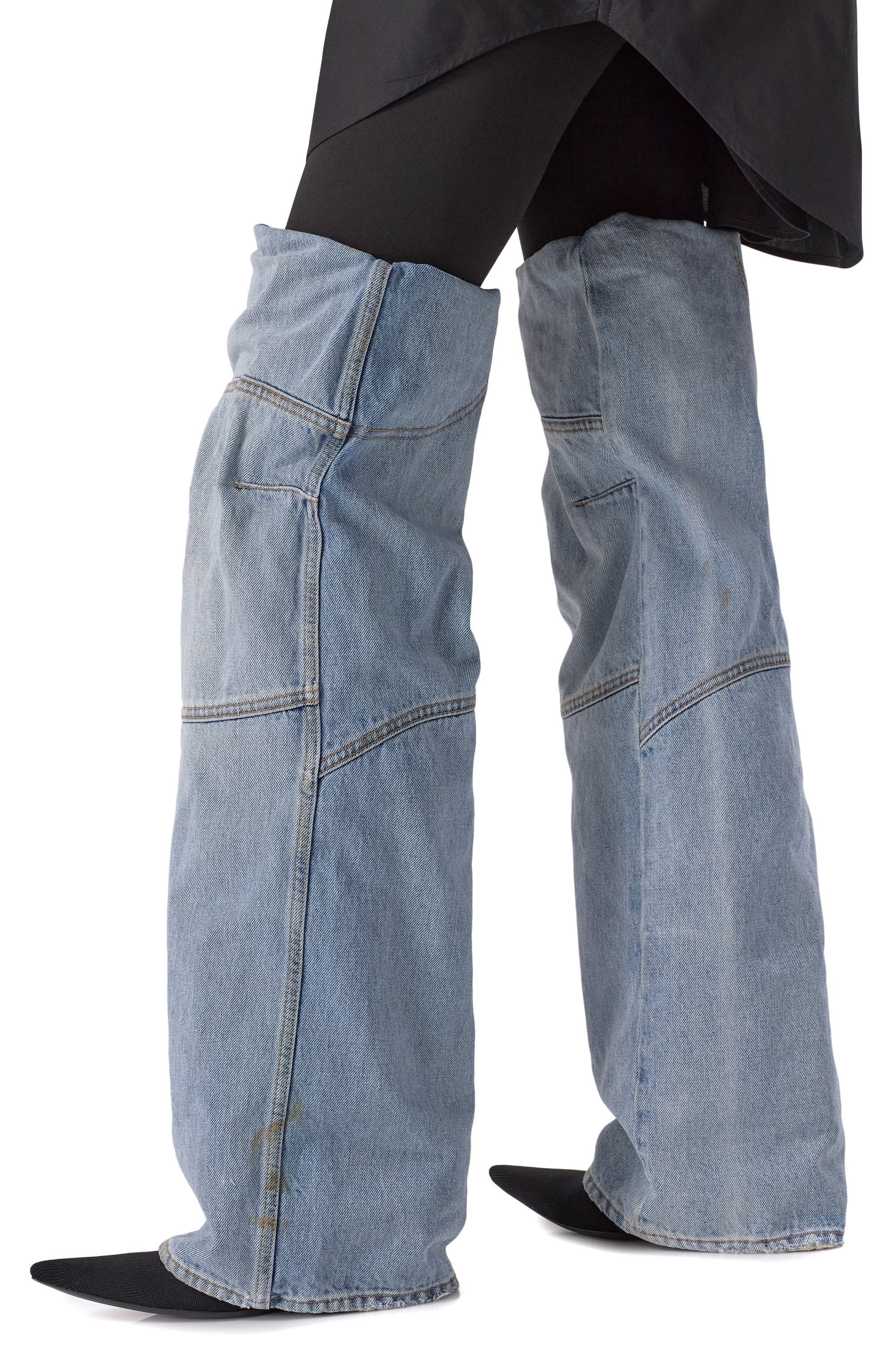 Текстильные ботфорты new flex 90 BALENCIAGA, арт. 833570/W1371, фото 3