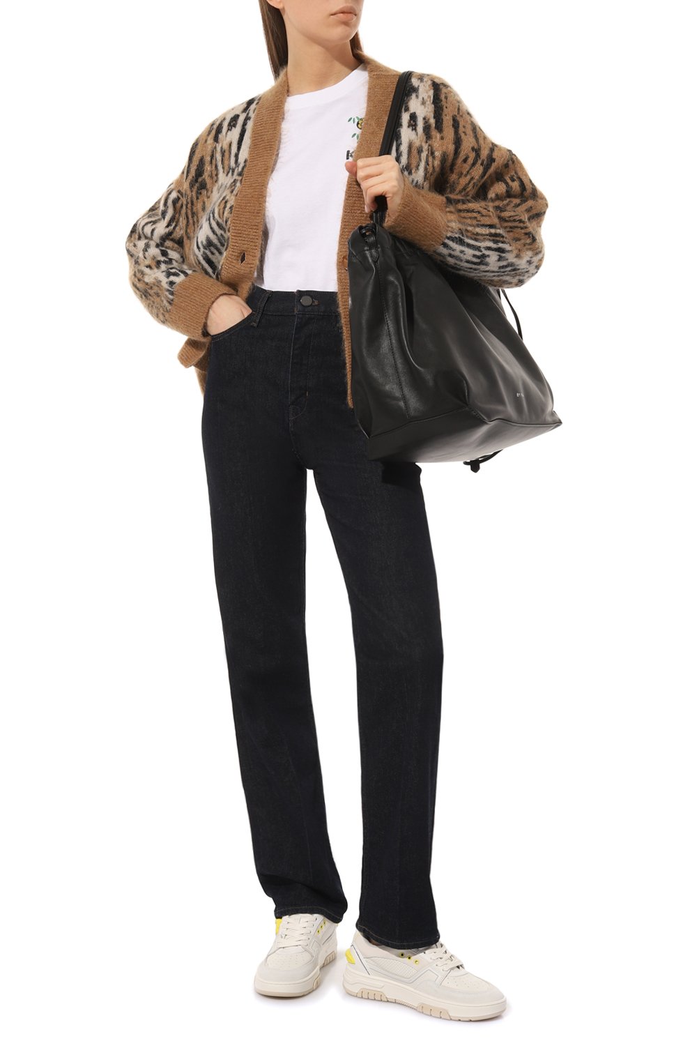 Кожаные кеды MSGM белого цвета по цене 46550 руб., арт. 3441MDS602 682, фото 2 Кожаные кеды MSGM, арт. 3441MDS602 682, фото 2