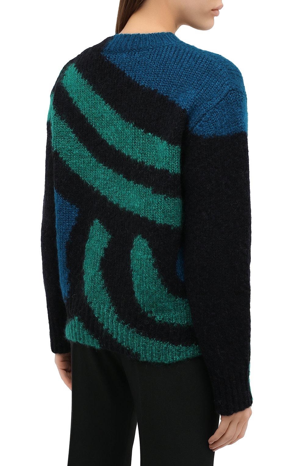 Свитер DRIES VAN NOTEN черного цвета по цене 57950 руб., арт. 202-11246-1720, фото 4 Свитер DRIES VAN NOTEN, арт. 202-11246-1720, фото 4
