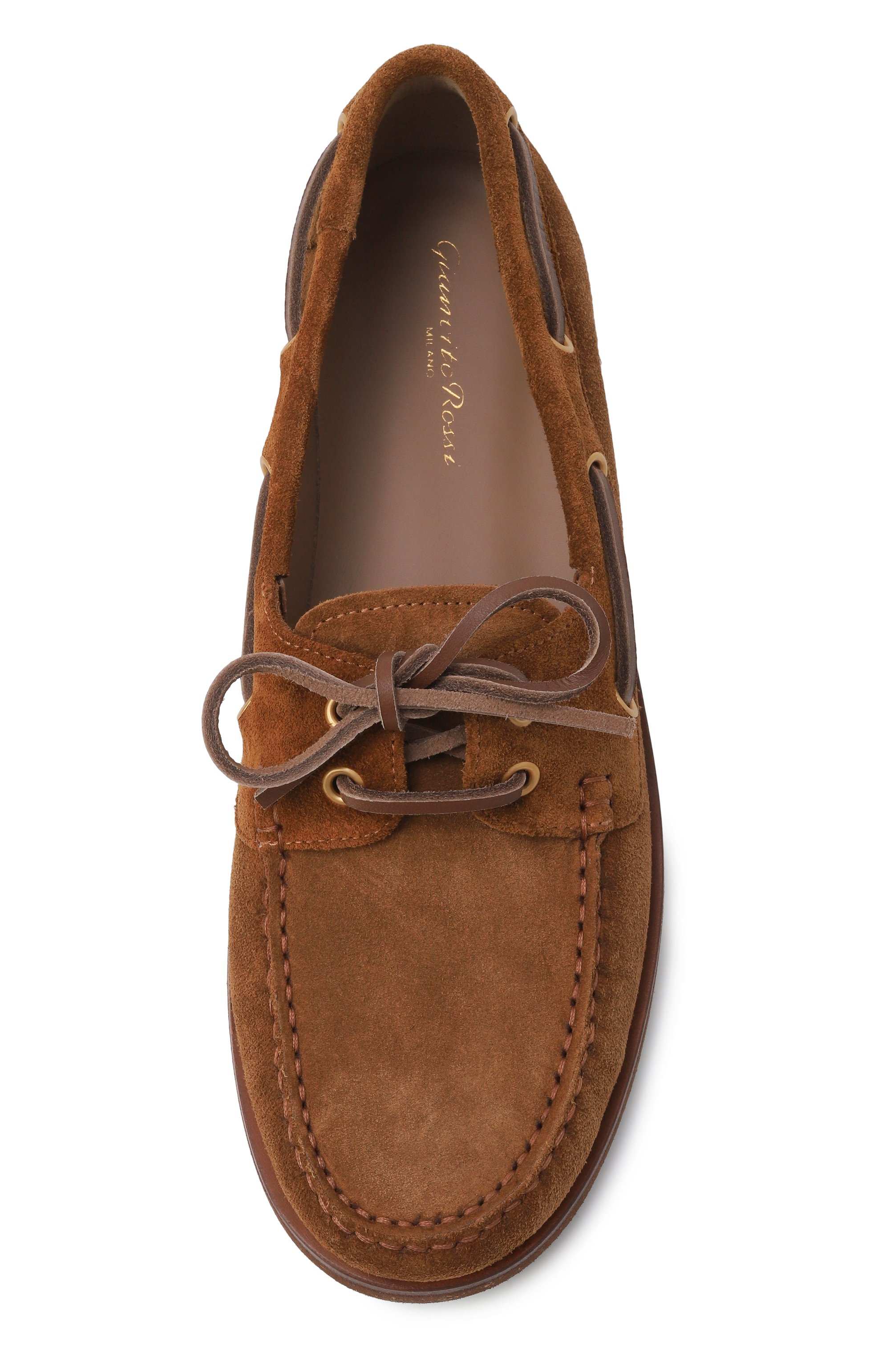 Замшевые топсайдеры vandé GIANVITO ROSSI, арт. G25367.10G0M.S4CTECU, фото 6