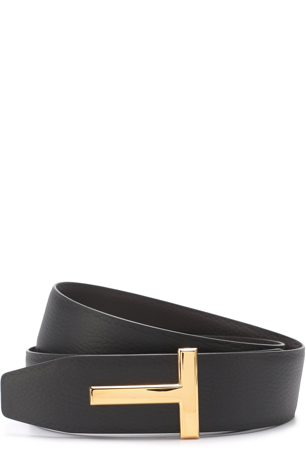 Кожаный ремень с фигурной пряжкой TOM FORD, арт. TB178T-C69, фото 1