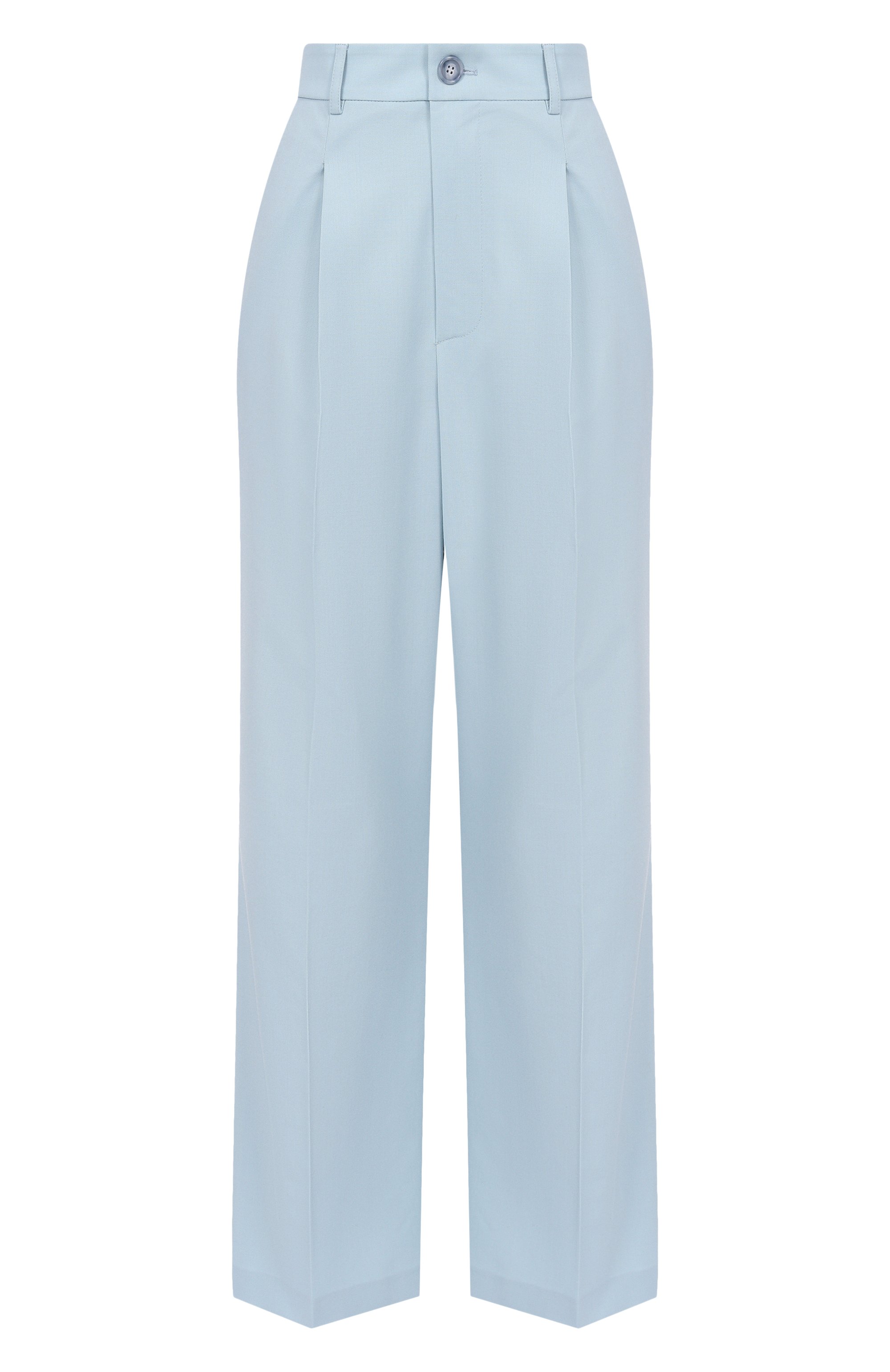 Брюки THE ANDAMANE голубого цвета по цене 56350 руб., арт. T190429A/TNW050, фото 1 Брюки THE ANDAMANE, арт. T190429A/TNW050, фото 1