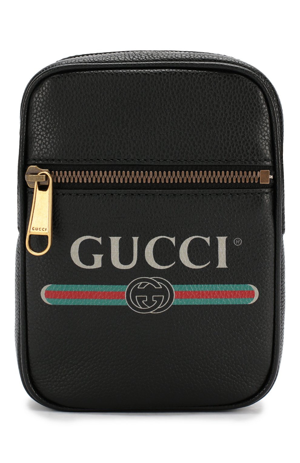 Кожаная сумка gucci print GUCCI, арт. 574803/0Y2AT, фото 1