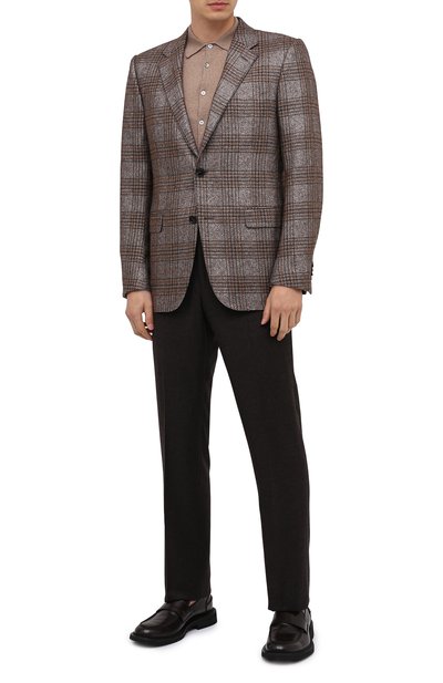 Шерстяная рубашка CANALI бежевого цвета по цене 28800 руб., арт. C0761/MK00077, фото 2 Шерстяная рубашка CANALI, арт. C0761/MK00077, фото 2