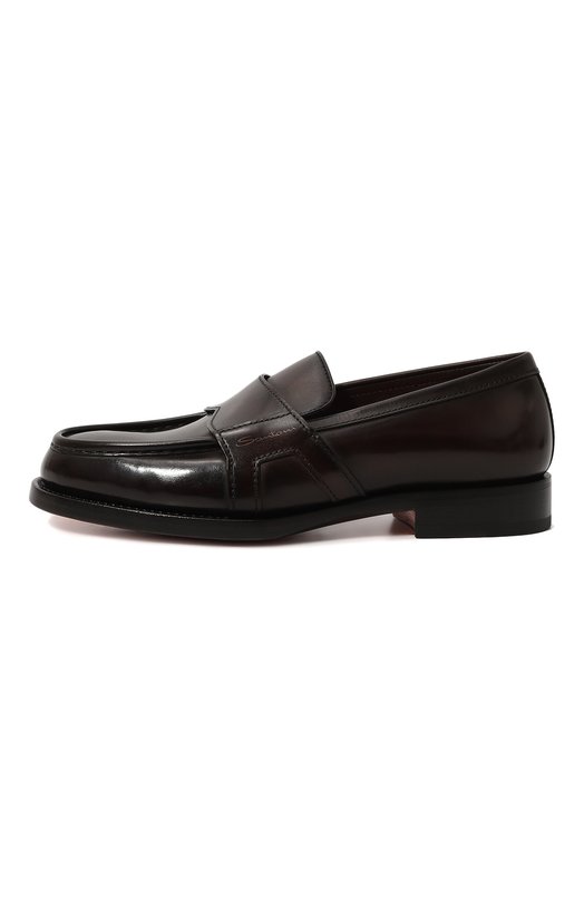 фото Кожаные лоферы santoni