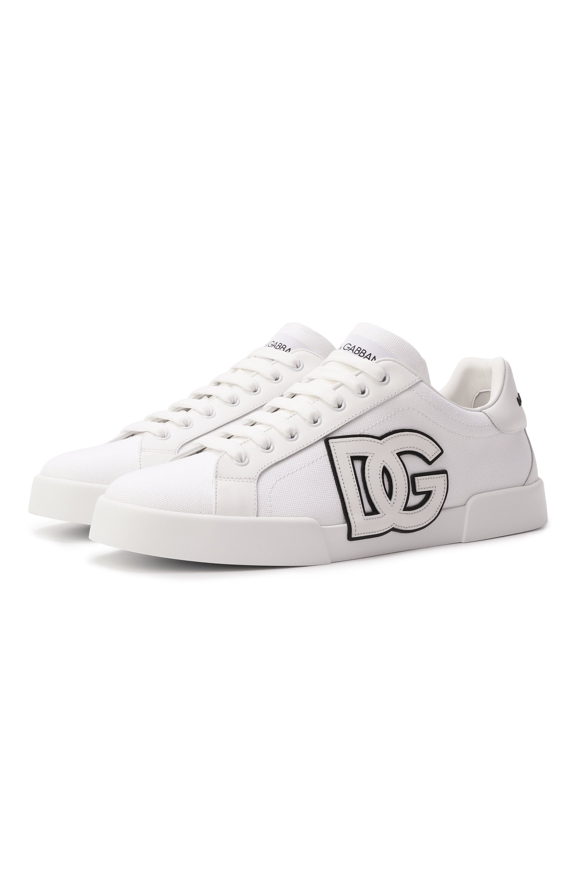 Комбинированные кеды portofino light strobel DOLCE & GABBANA, арт. CS2343/AE629, фото 1