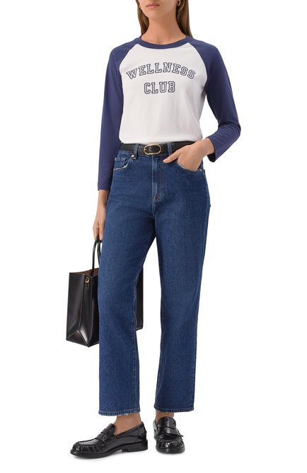 Женская хлопковый лонгслив SPORTY AND RICH, арт. T0046620010BL107