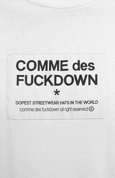 Хлопковая футболка COMME DES FUCKDOWN, арт. CDFU1113, фото 5