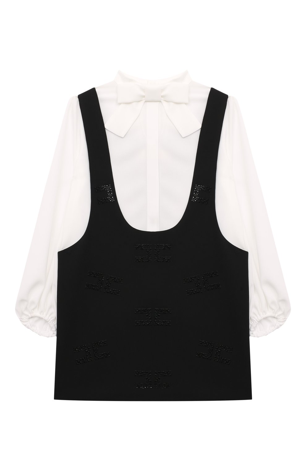 Комплект из блузки и сарафана ELISABETTA FRANCHI LA MIA BAMBINA, арт. EFCM0140/GA085/10A-12A+, фото 1