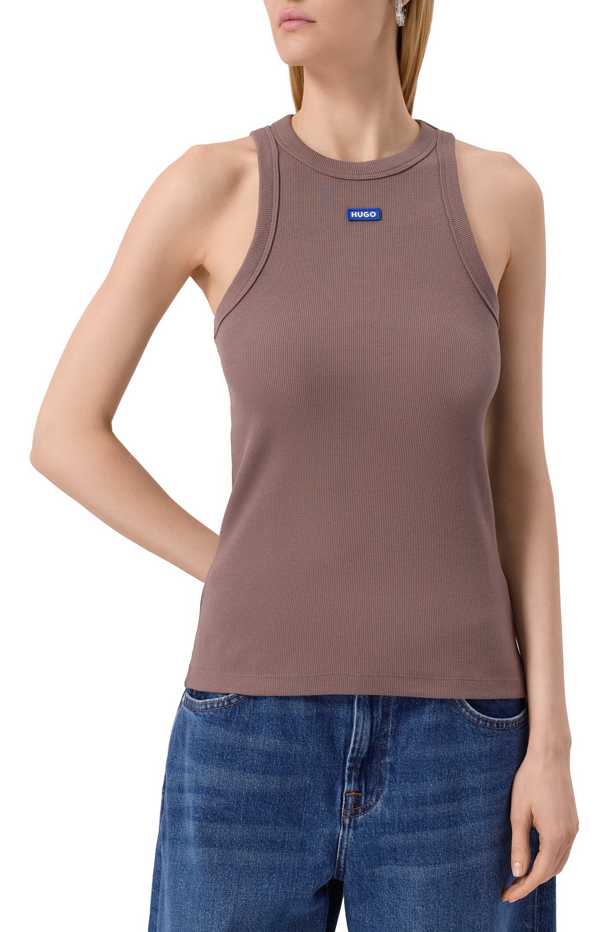 Хлопковая майка HUGO BLUE, арт. 50508857, фото 3