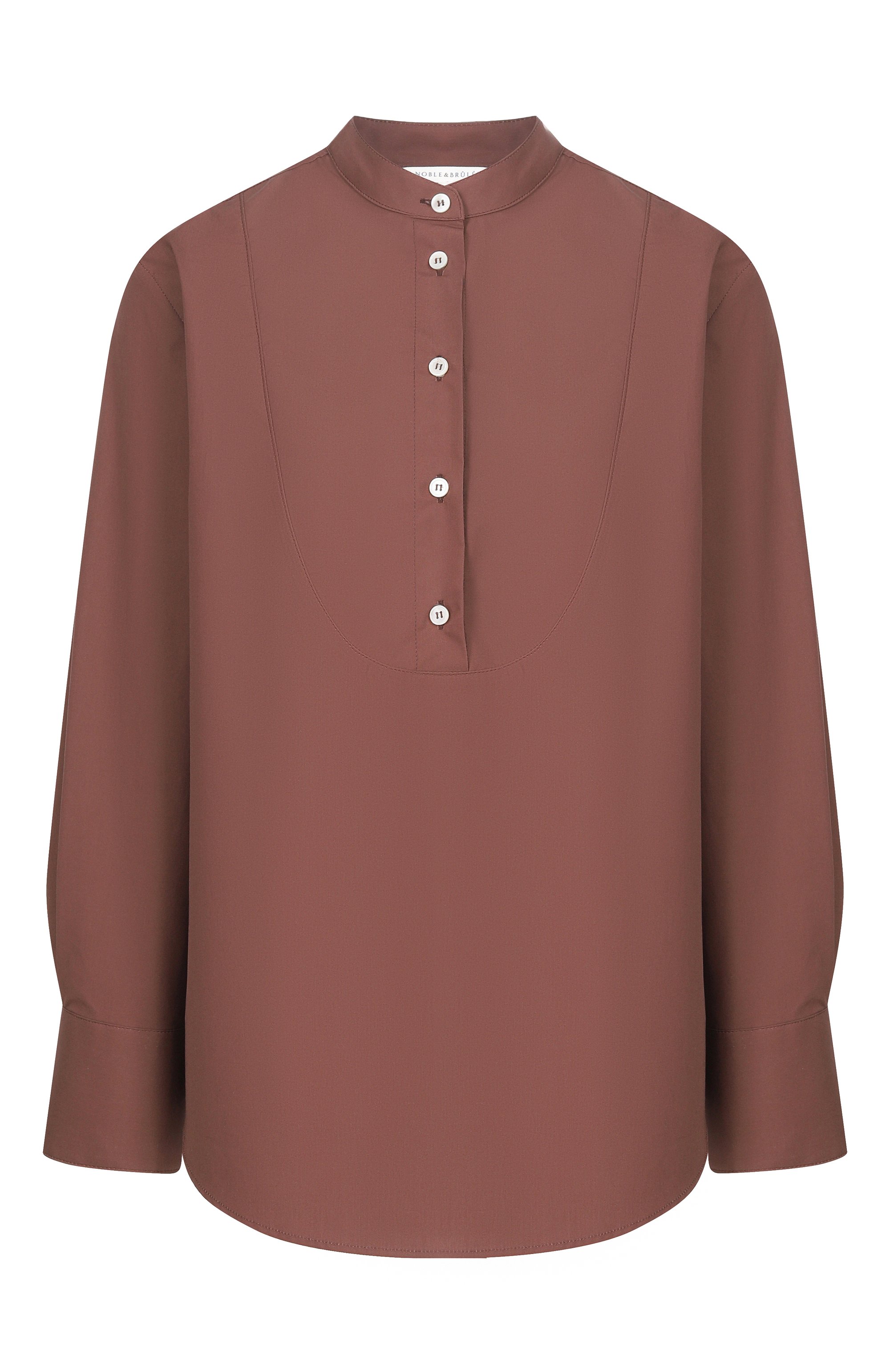 Хлопковая блузка NOBLE&BRULEE, арт. NB05/021125/24, фото 1