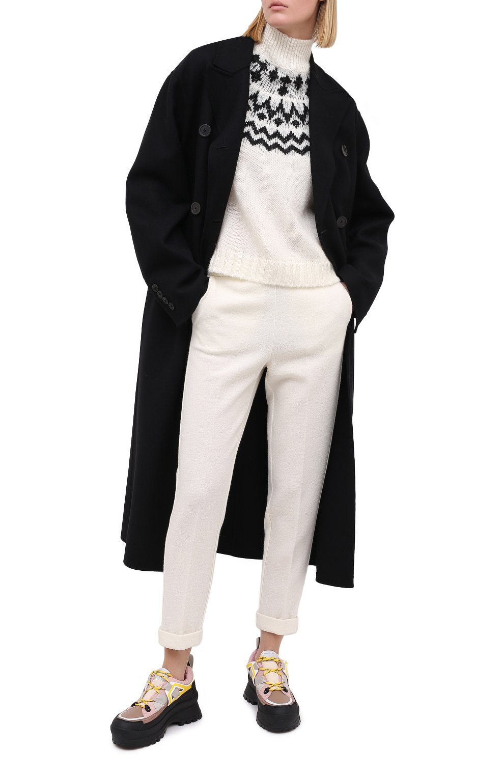 Шерстяные брюки ERMANNO ERMANNO SCERVINO, арт. 47T PL25 PAS, фото 2