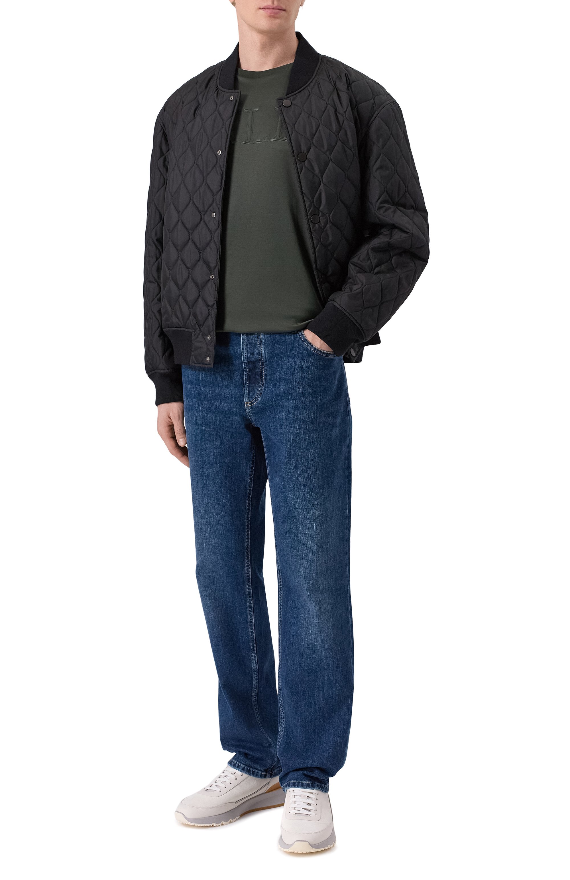 Хлопковая футболка ZILLI, арт. TSR02AM0100VZL000_, фото 2