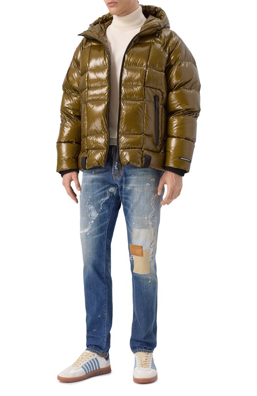Пуховик Dsquared2 S74AM1611/D35315 Хаки  S74AM1611/D35315 Фото 2