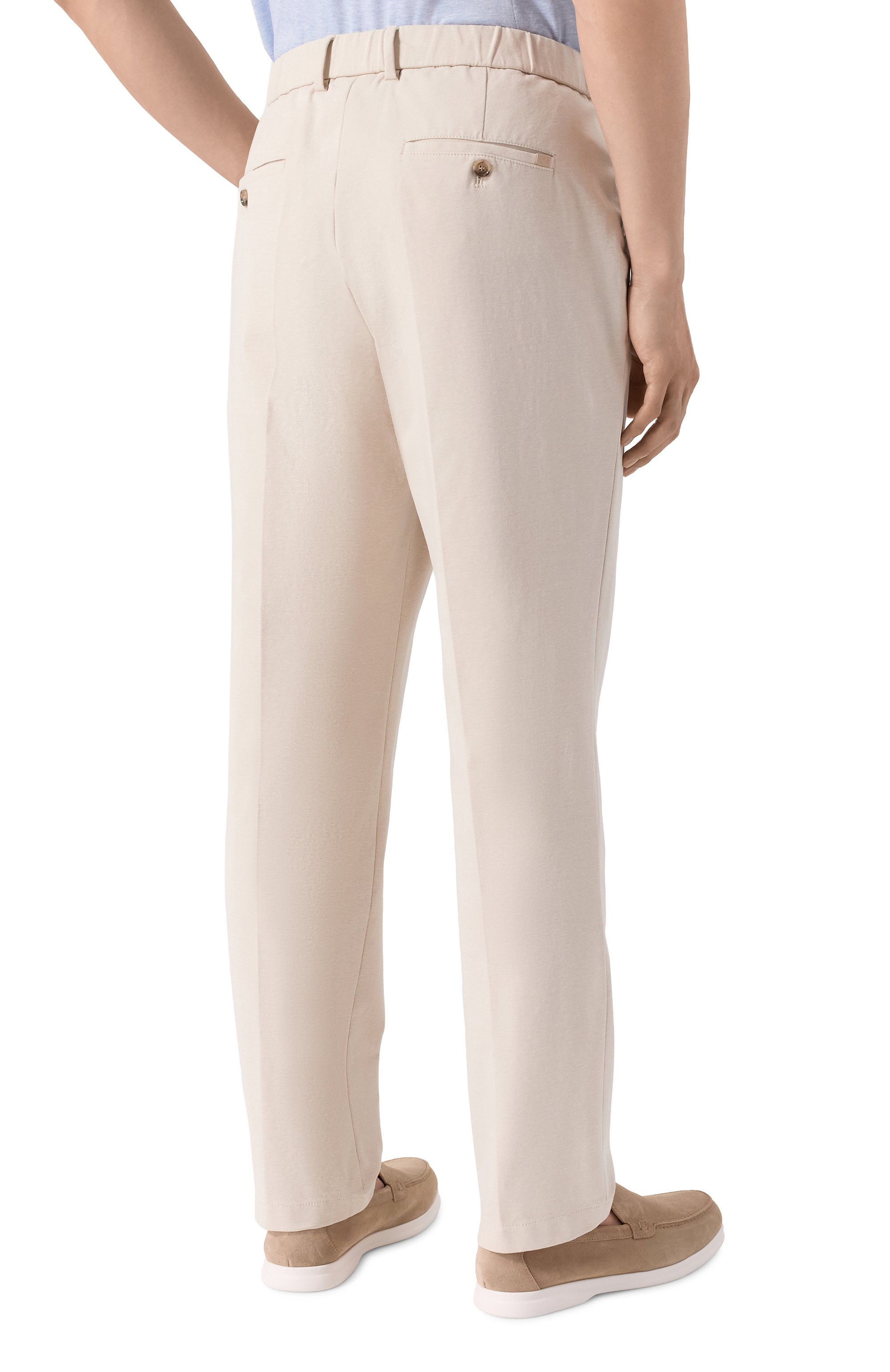 Брюки PAUL&SHARK кремового цвета по цене 37200 руб., арт. 26414054, фото 4 Брюки PAUL&SHARK, арт. 26414054, фото 4