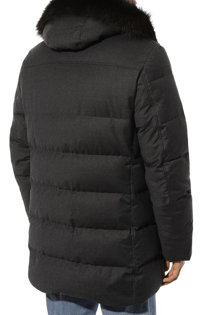 Пуховик barbieri-ll с отделкой из енота MOORER, арт. IREIBRA-LL_SET, фото 4