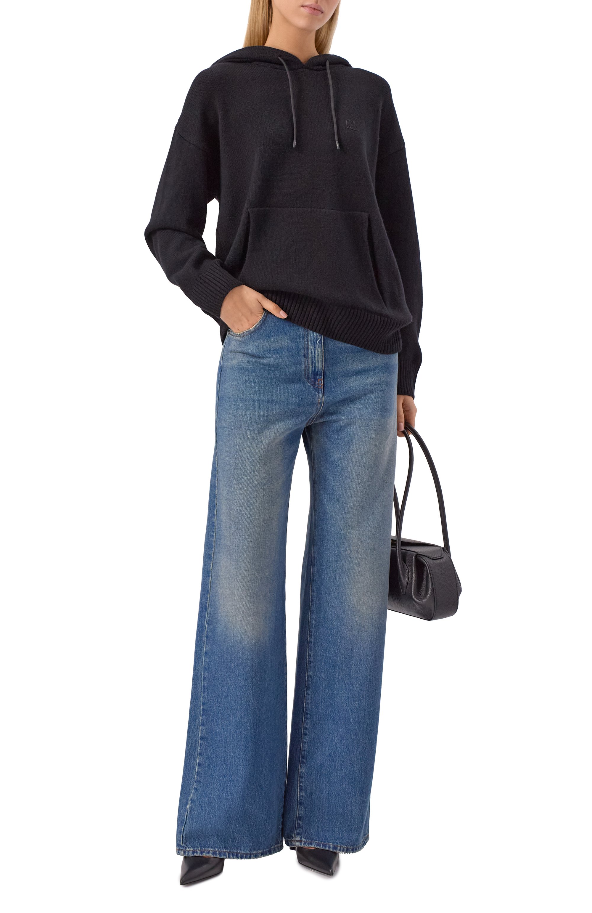 Худи из шерсти и кашемира MSGM, арт. 3940MM205/257596, фото 2