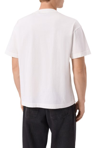 Хлопковая футболка PALM ANGELS, арт. PMAA109F25JER008, фото 4