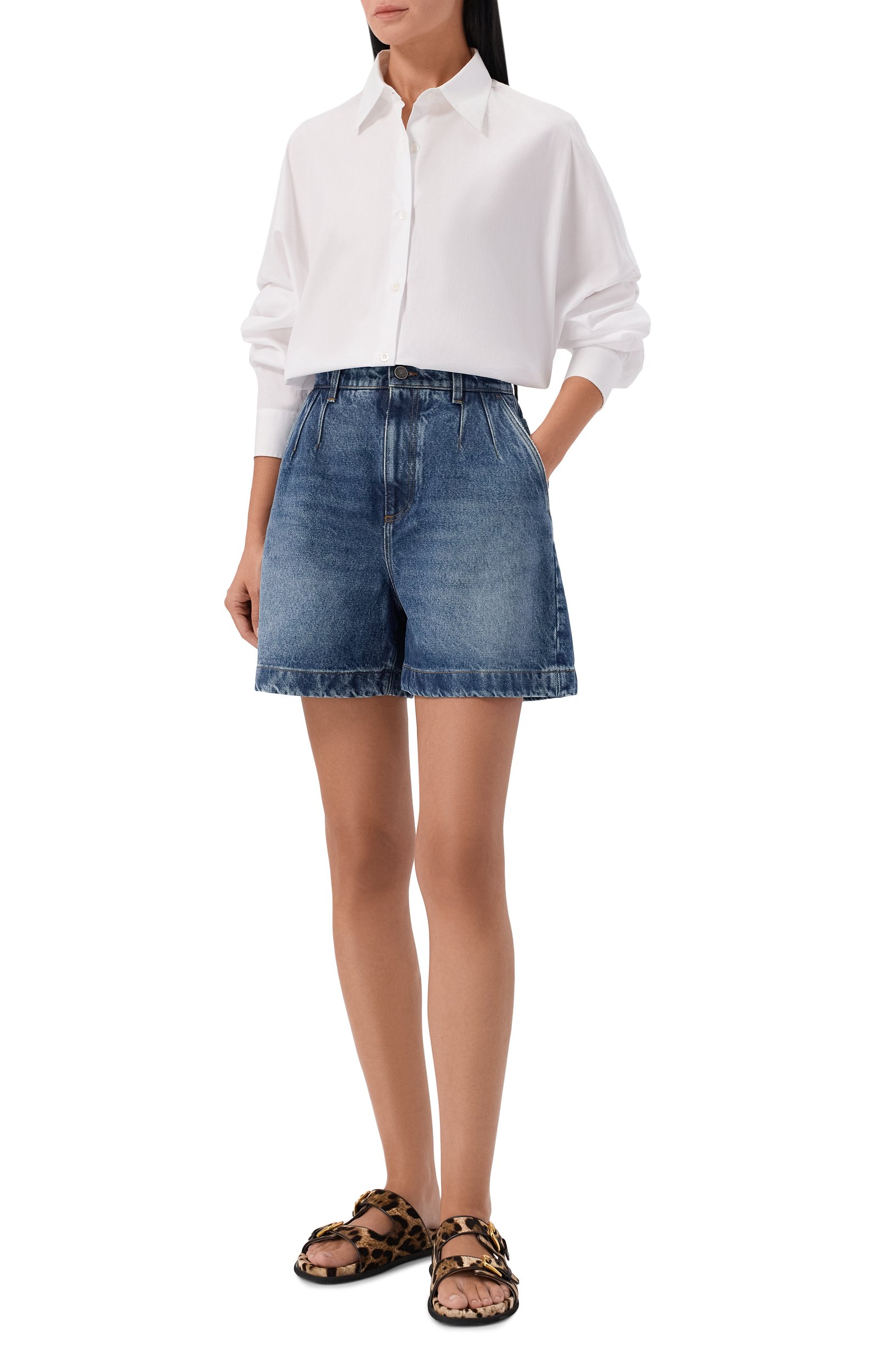 Джинсовые шорты DOLCE & GABBANA, арт. FTBXBD/G8PE4, фото 2