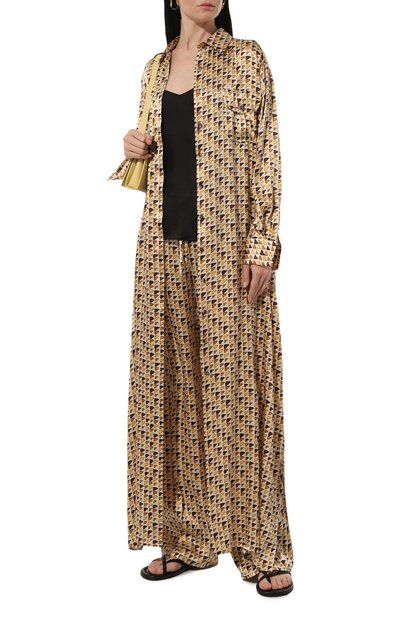 Шелковые брюки KITON, арт. D48122K0978C, фото 2