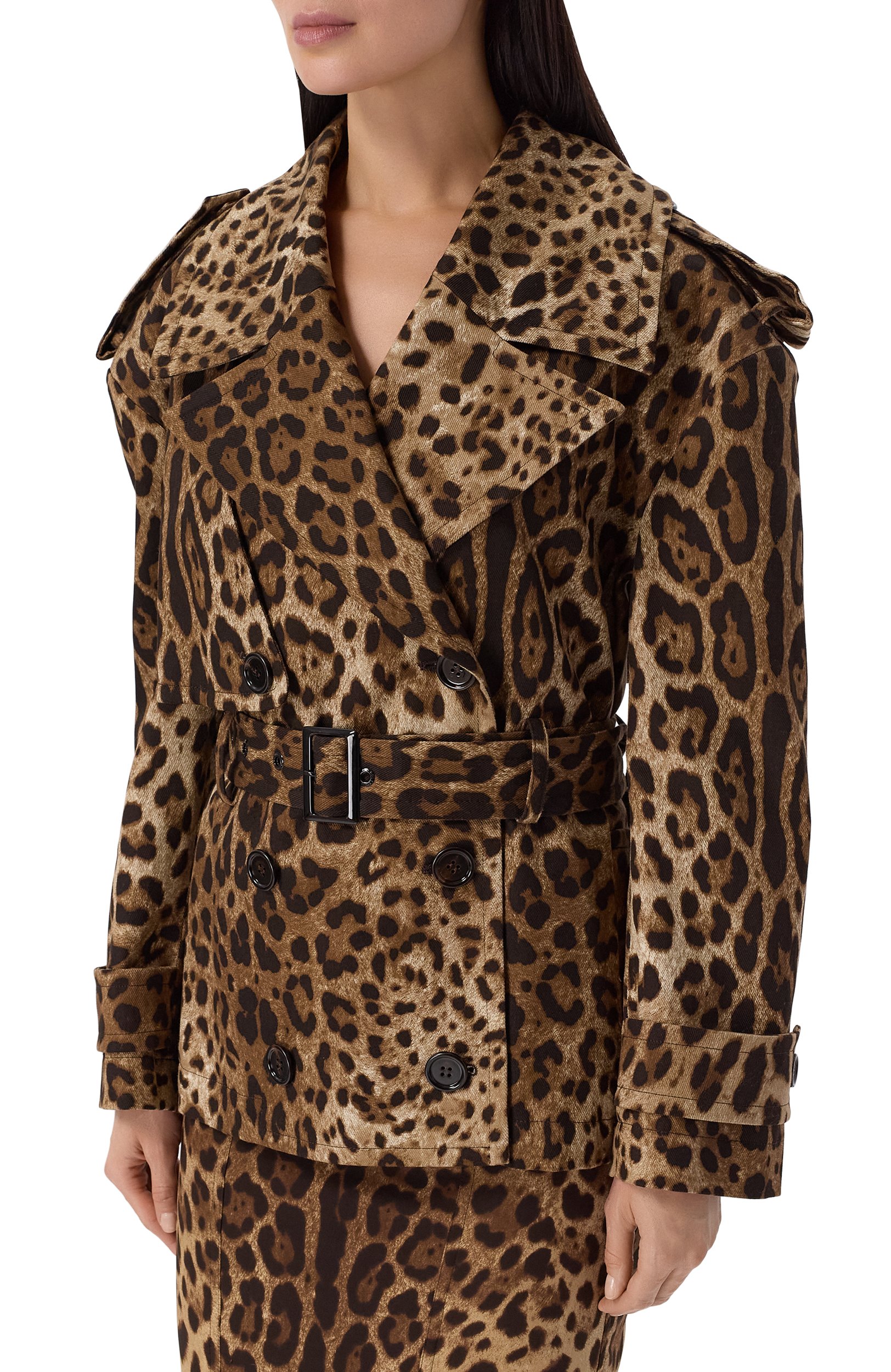 Хлопковый тренч DOLCE & GABBANA, арт. F9U46T/FSFN4, фото 3