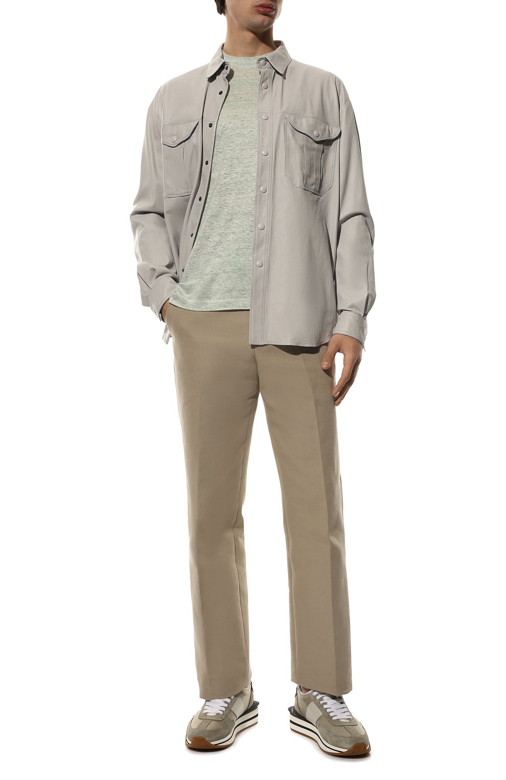 Льняная футболка ZEGNA, арт. UZ353/706, фото 2