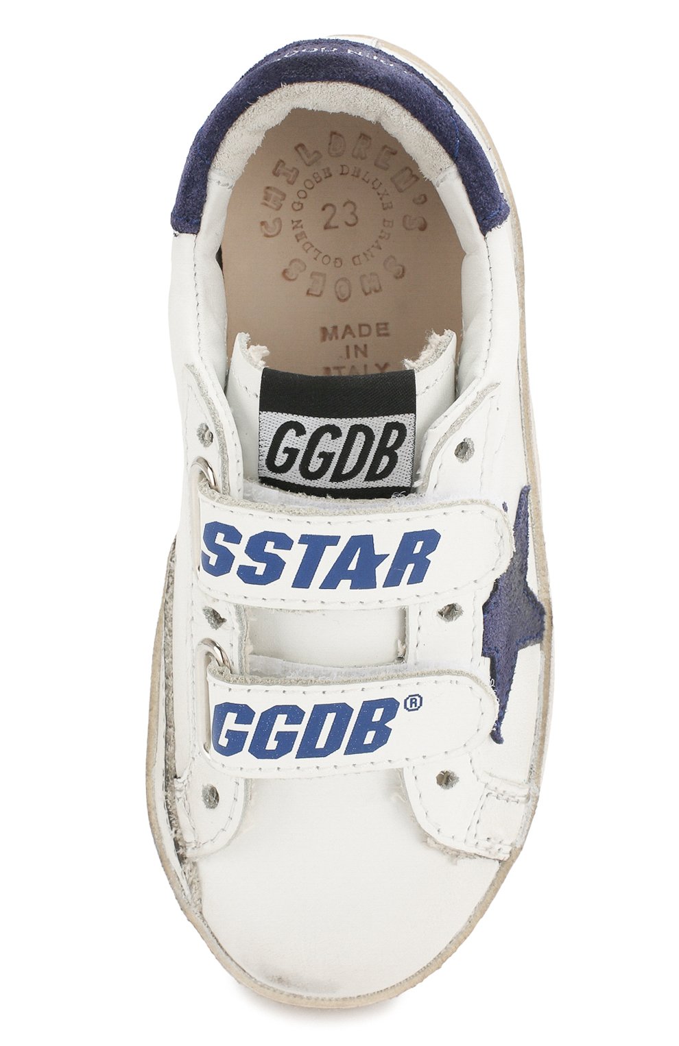 Кожаные кеды old school GOLDEN GOOSE DELUXE BRAND, арт. G34KS021.G6, фото 4