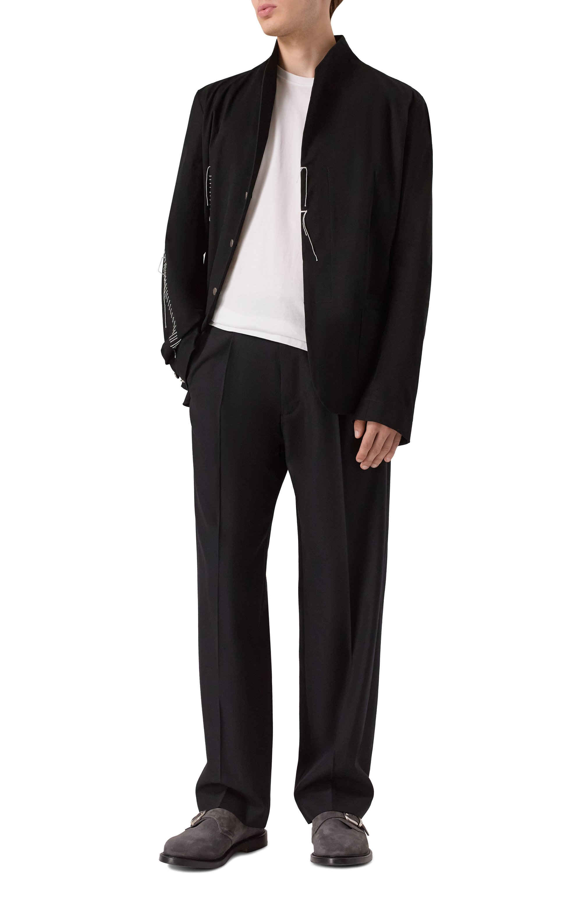 Хлопковый пиджак 139DEC, арт. SUT634-BK, фото 2