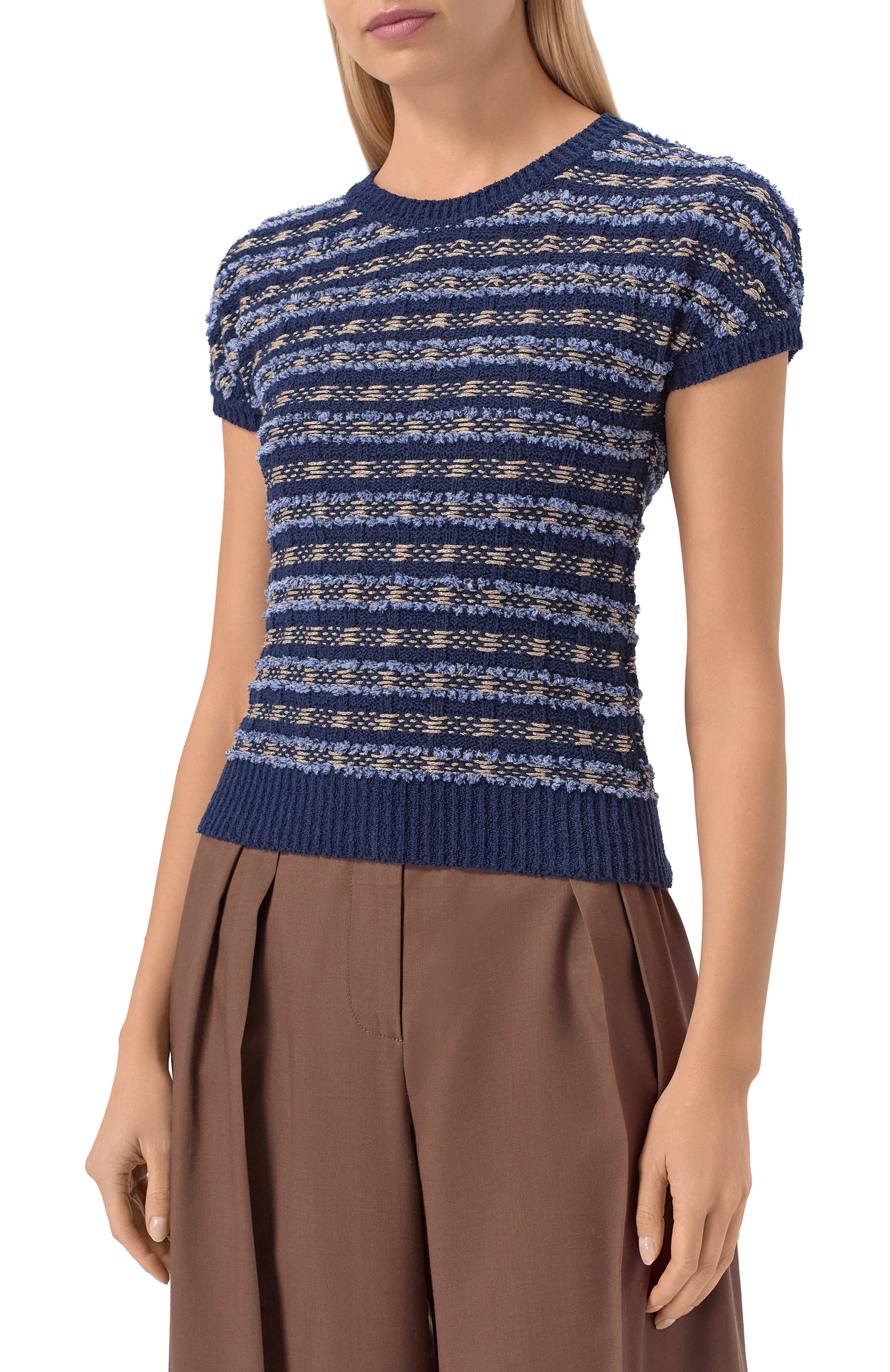 Пуловер из хлопка и вискозы MVST, арт. M26.2PW.K219/Y004, фото 3