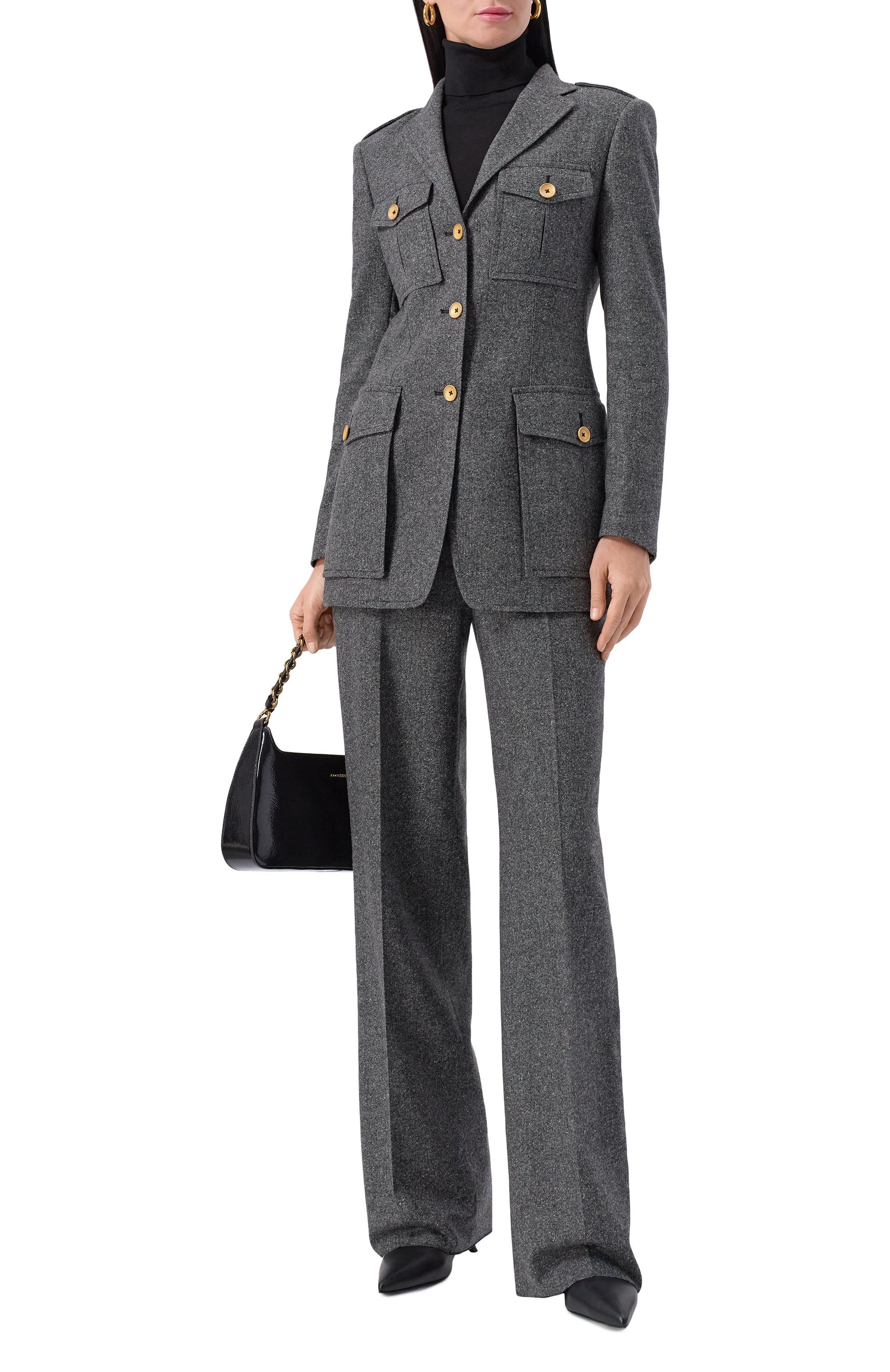 Брюки из шерсти и шелка TAGLIATORE 0205, арт. P-ADIMA/150055, фото 2