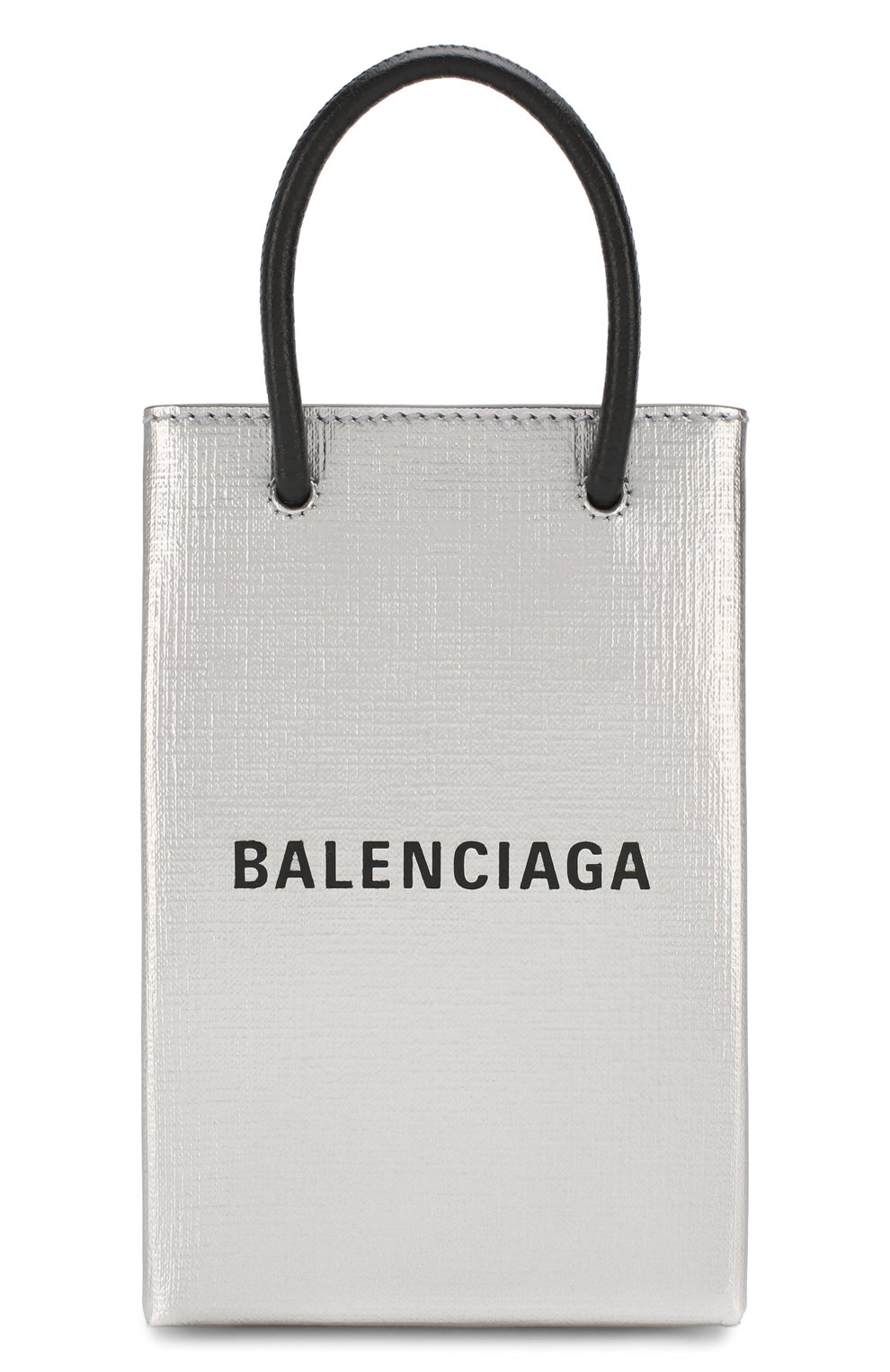 Кожаный чехол shopping для телефона BALENCIAGA, арт. 593826/0AI4N, фото 1