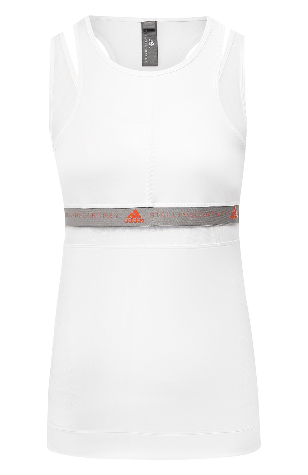 Топ ADIDAS BY STELLA MCCARTNEY белого цвета по цене 5570 руб., арт. DT9267, фото 1 Топ ADIDAS BY STELLA MCCARTNEY, арт. DT9267, фото 1
