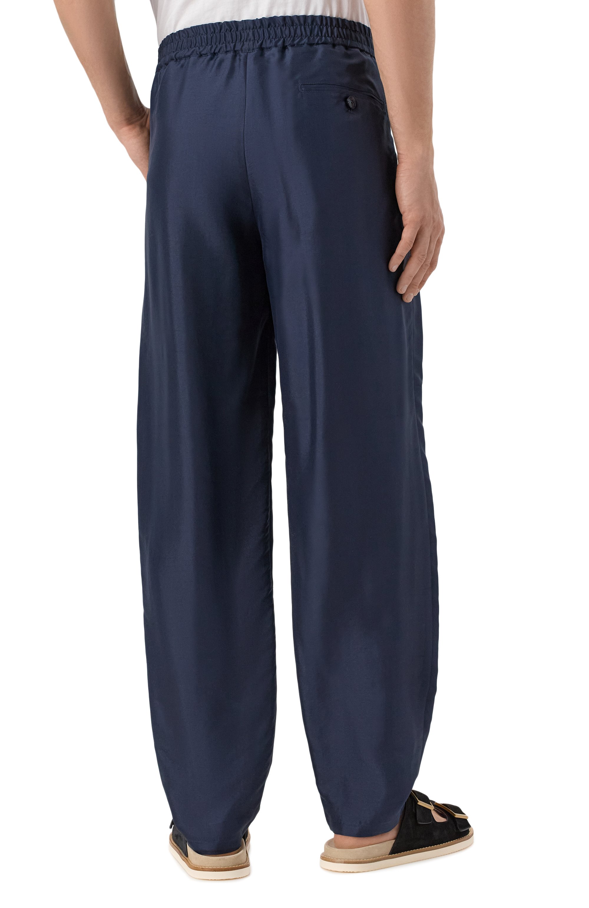 Шелковые брюки GIORGIO ARMANI, арт. GM001408/TE14321, фото 4