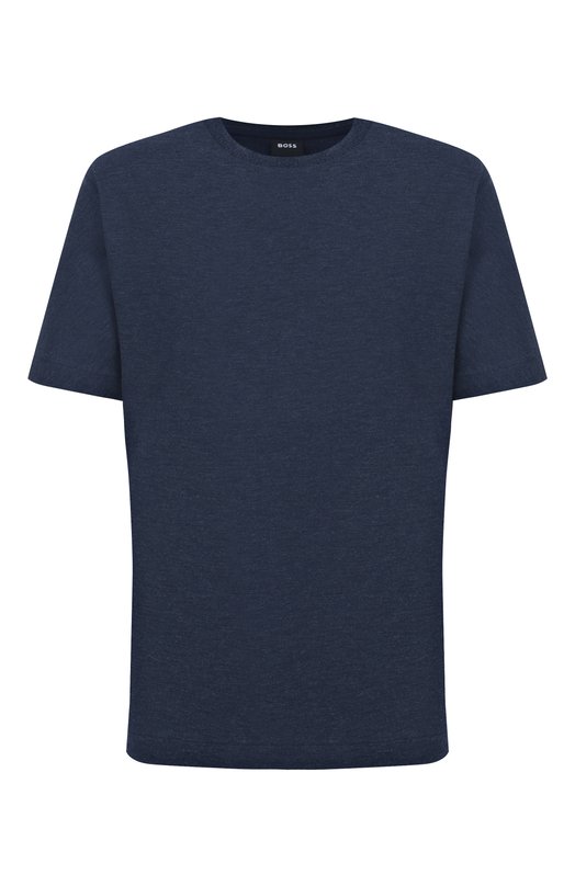 Футболка из лиоцелла и хлопка BOSS 50548962 Синий 50548962