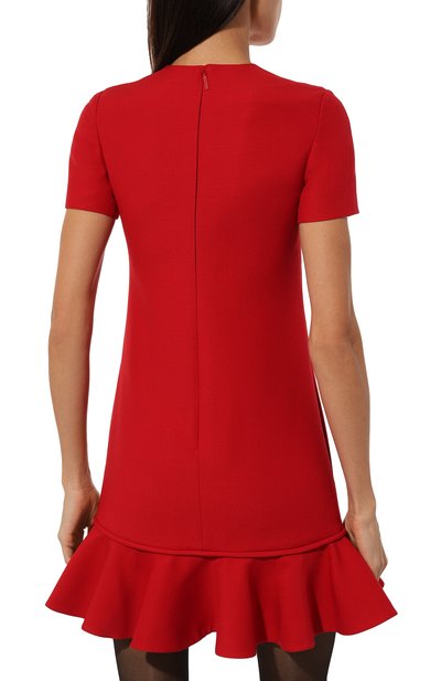 Платье из шерсти и шелка VALENTINO, арт. 5B3VA9E01CF, фото 4