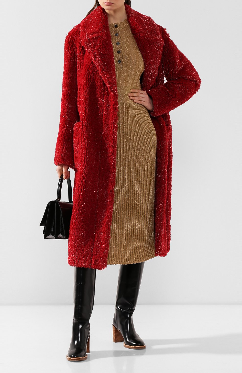 Шуба из экомеха VIKA GAZINSKAYA, арт. FW19-2252, фото 2
