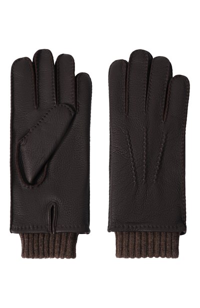 Женские кожаные перчатки 12 STOREEZ, арт. 139896