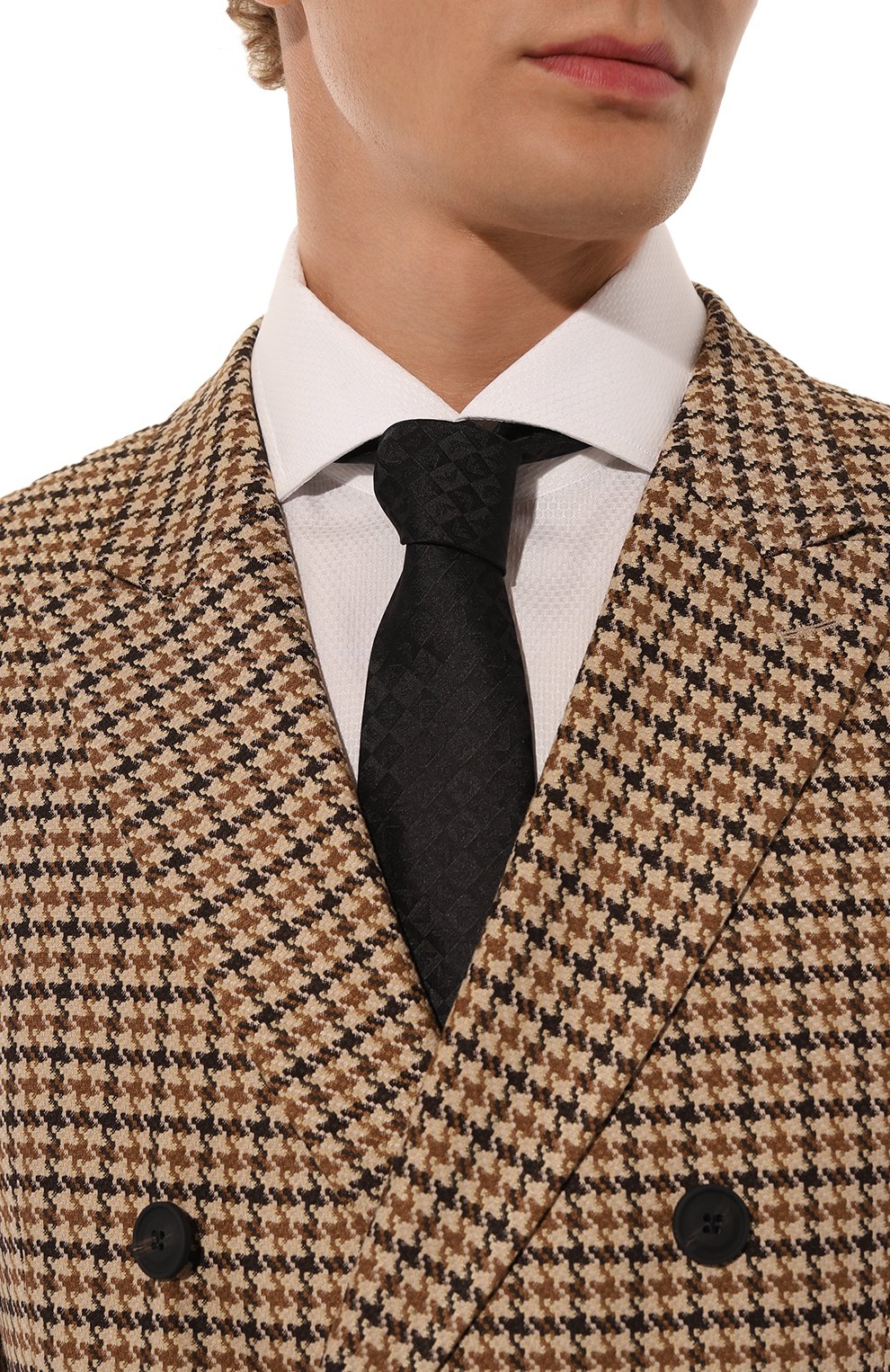 Шелковый галстук EMPORIO ARMANI, арт. 340075/2R612, фото 2