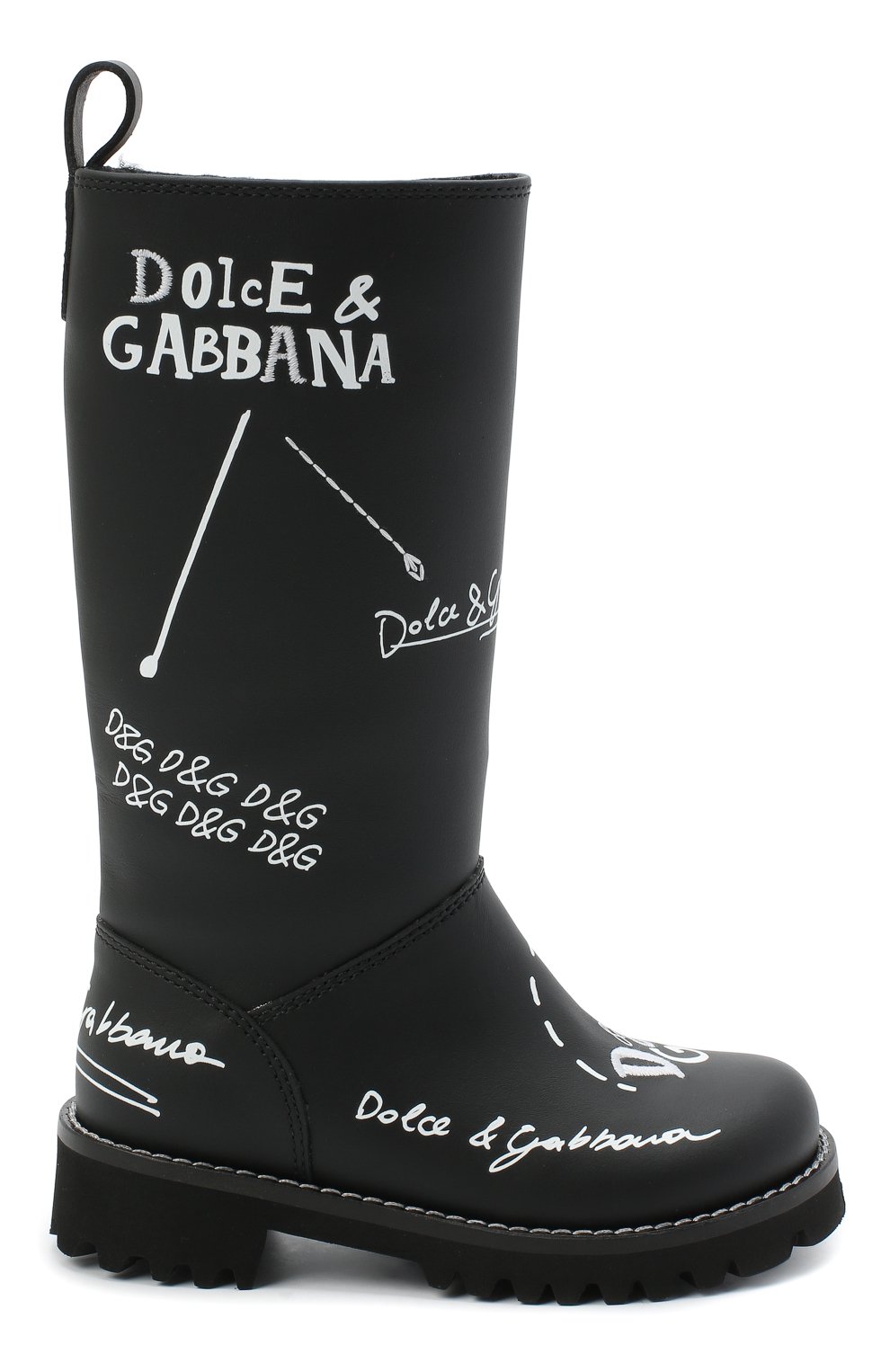 Кожаные сапоги DOLCE & GABBANA, арт. D10958/AH813/37-39, фото 5