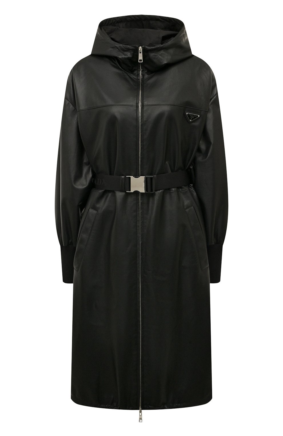 Кожаное пальто PRADA, арт. 56A014-1WDV-F0002, фото 1