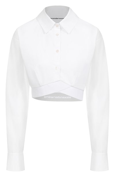 Женская хлопковая рубашка ALEXANDER WANG, арт. 1WC1251976