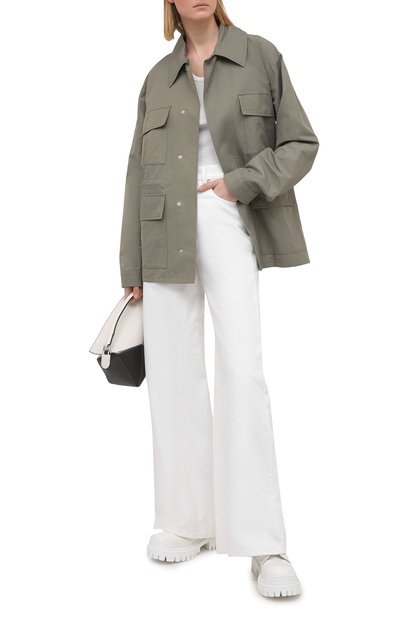 Хлопковая майка WARDROBE.NYC белого цвета по цене 10650 руб., арт. W1016R04, фото 2 Хлопковая майка WARDROBE.NYC, арт. W1016R04, фото 2