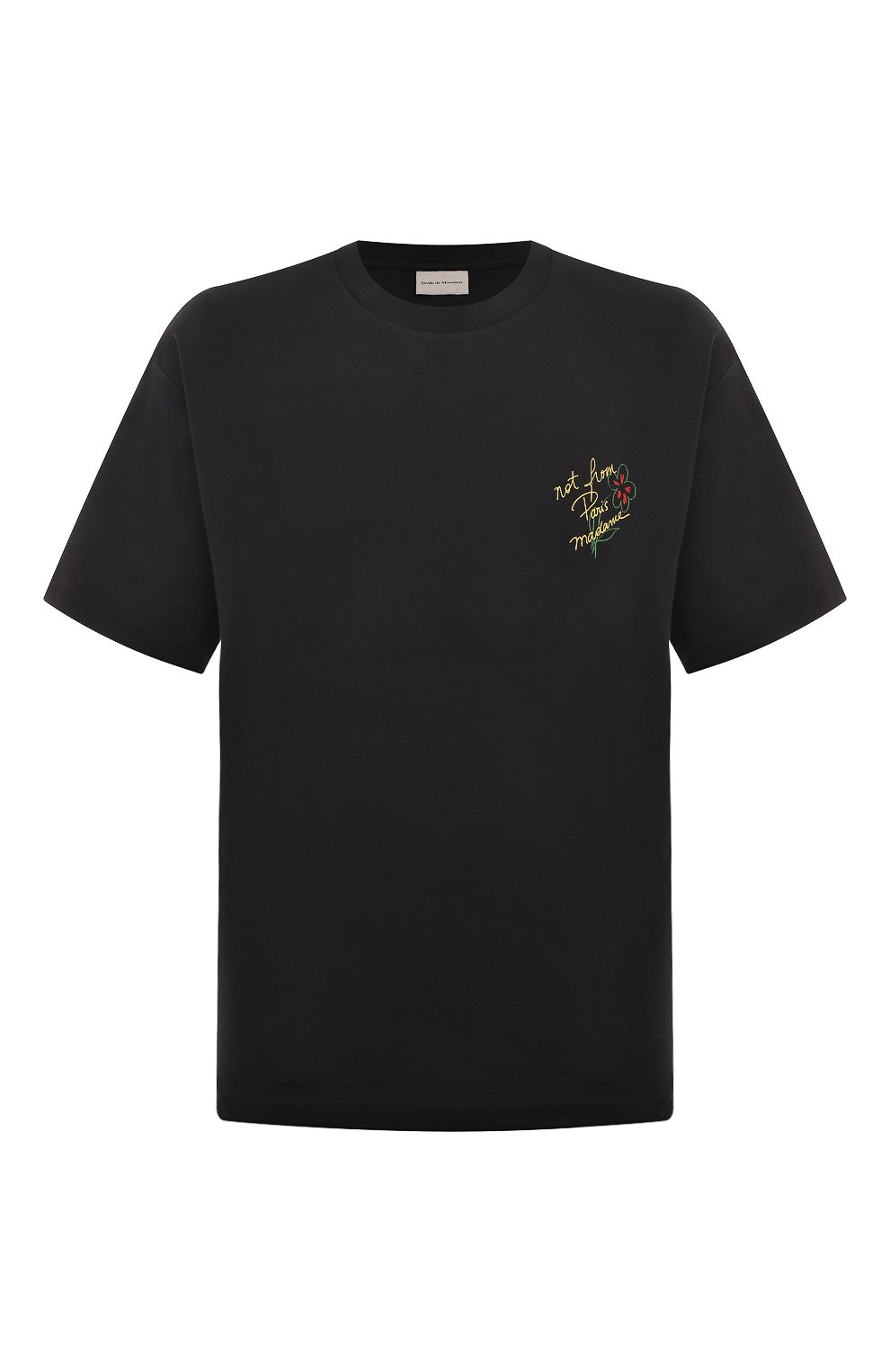 Хлопковая футболка DROLE DE MONSIEUR, арт. D-TS188-C0002-BL, фото 1