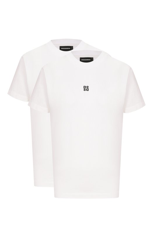 Комплект из двух хлопковых футболок Dsquared2 S75GD0525/D20106 Белый S75GD0525/D20106