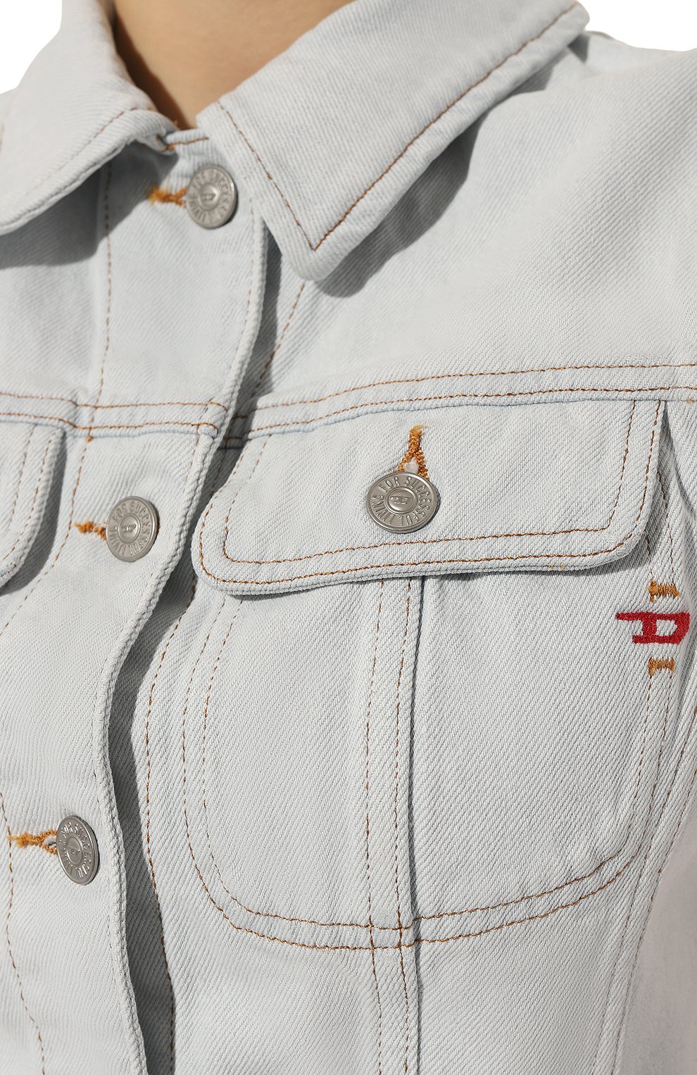 Джинсовый жилет DIESEL, арт. A03870/0079Z, фото 5