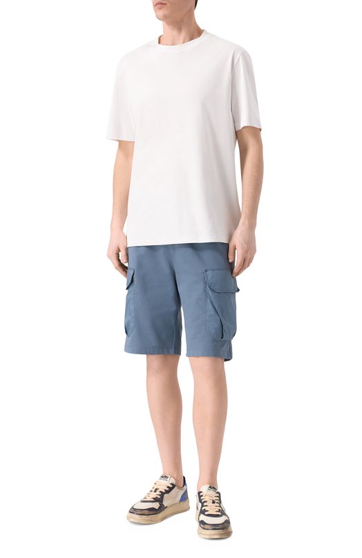 Хлопковые шорты Parajumpers 26SM-PM PAF P05 Голубой  26SM-PM PAF P05 Фото 2