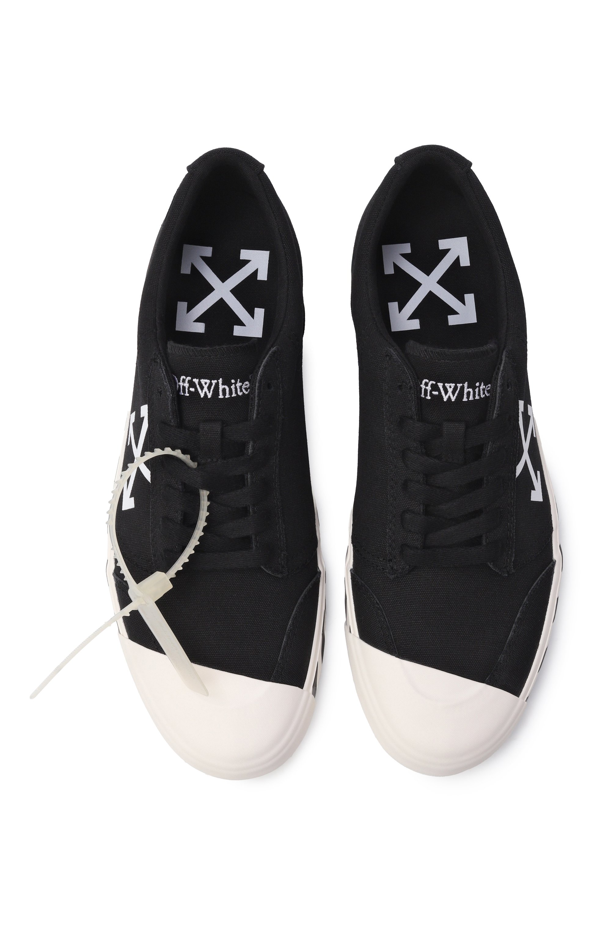 Текстильные кеды vulcanized undercut OFF-WHITE, арт. 0MIA2APC99FAB001, фото 5