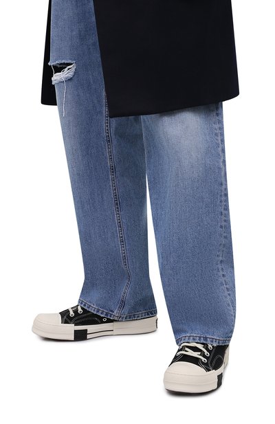 Текстильные кеды converse x rick owens drkshdw drkstar CONVERSE, арт. 172347, фото 3