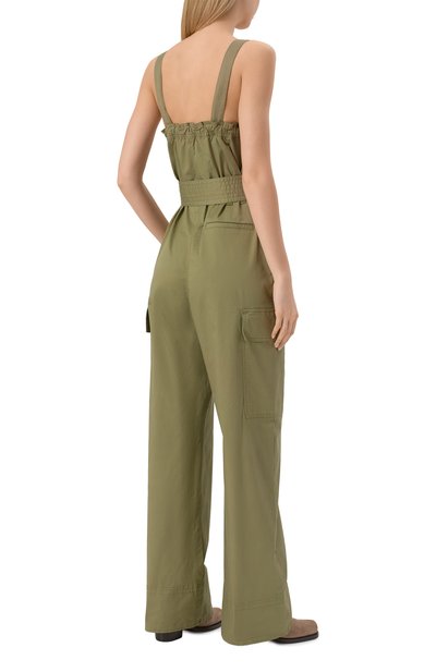 Хлопковый комбинезон REPLAY хаки цвета по цене 26700 руб., арт. W1075 .000.84909, фото 4 Хлопковый комбинезон REPLAY, арт. W1075 .000.84909, фото 4