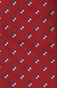 Мужской шелковый галстук BROUBACK красного цвета, арт. TIE 8CM/SS24 | Фото 4 (Материал: Шелк, Текстиль; Материал сплава: Проставлено; Нос: Не проставлено; Принт: С принтом)